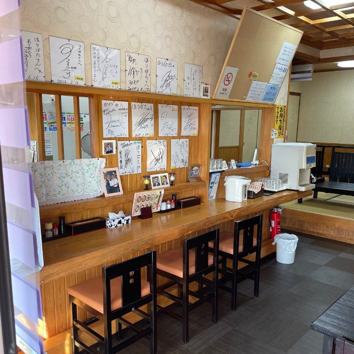 ほりばたのカウンター席